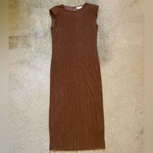 ASTR the Label Plissé Maxi Dress